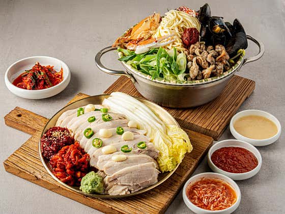 가브리 김치보쌈 (소) 메뉴 사진(네이버)