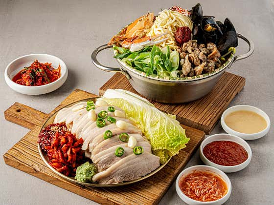 가브리 김치보쌈 (중) 메뉴 사진(네이버)