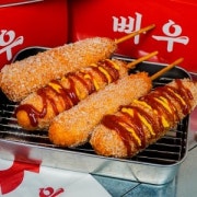 찹쌀핫도그 메뉴 사진(네이버)