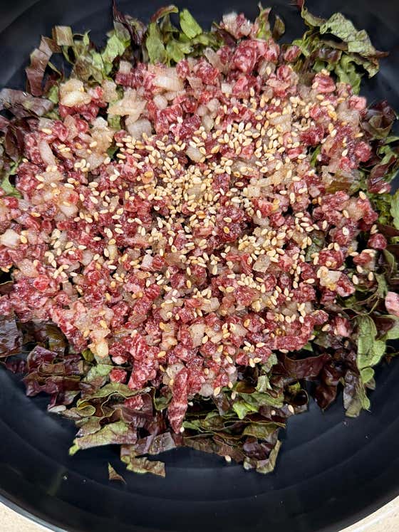 육회비빔밥 메뉴 사진(네이버)