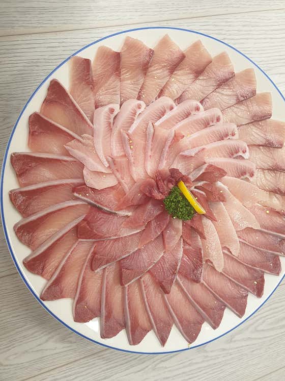 대방어회3인 메뉴 사진(네이버)