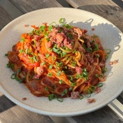 베이컨 토마토파스타 메뉴 사진(네이버)