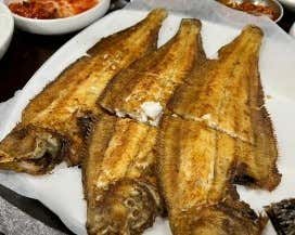 가자미구이 메뉴 사진(네이버)