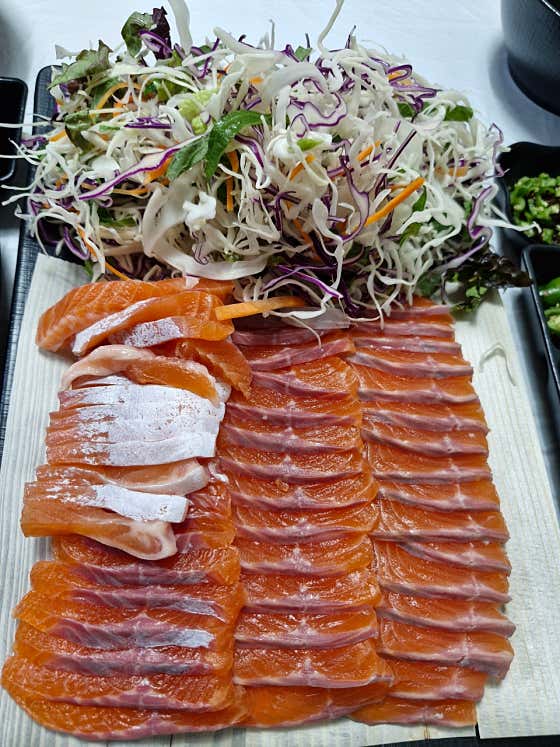 송어회 메뉴 사진(네이버)