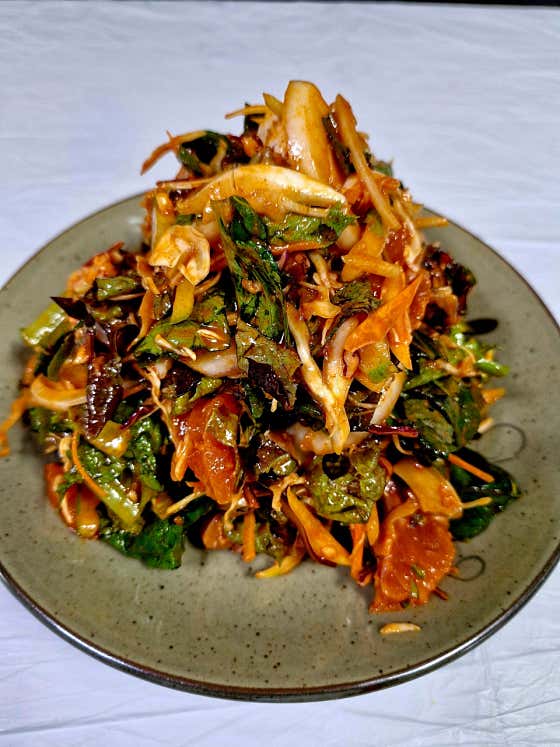 회무침 메뉴 사진(네이버)