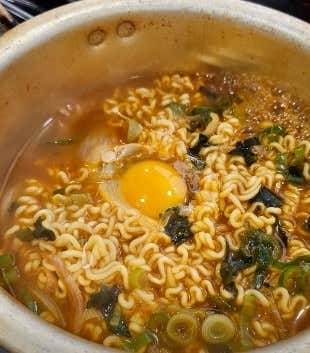 라면.짜파게티 메뉴 사진(네이버)