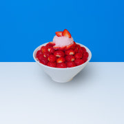 딸기눈꽃빙수 메뉴 사진(네이버)