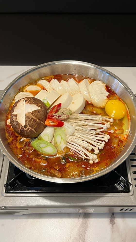 순두부 쫄면 메뉴 사진(네이버)