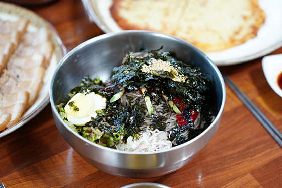 메밀비빔막국수 메뉴 사진(네이버)