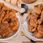 마늘간장반·후라이드반 메뉴 사진(네이버)