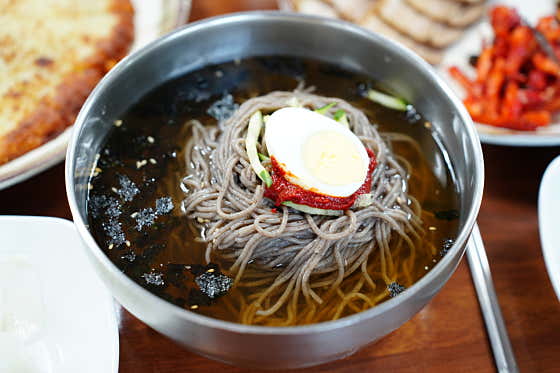 메밀물막국수 메뉴 사진(네이버)