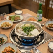 섞어찌개(오징어와 돼지고기) 메뉴 사진(네이버)