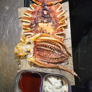 그릴에 구운 오징어 메뉴 사진(네이버)