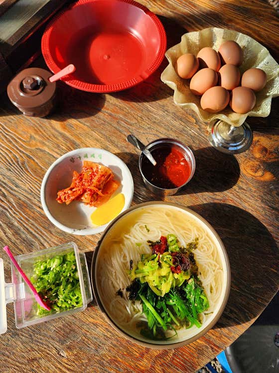 국수 메뉴 사진(네이버)