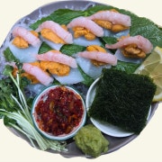 미탐)우니삼합(8pc) 메뉴 사진(네이버)
