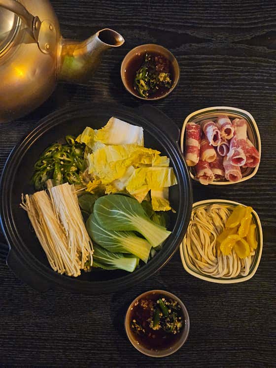 소고기샤브샤브 메뉴 사진(네이버)