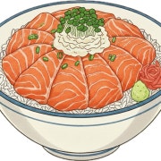 사케동 메뉴 사진(네이버)