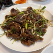 몽골리안비프 메뉴 사진(네이버)