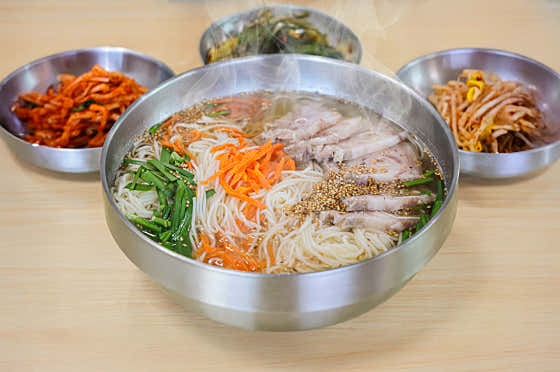 고기국수 메뉴 사진(네이버)