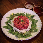미나리 육회 메뉴 사진(네이버)