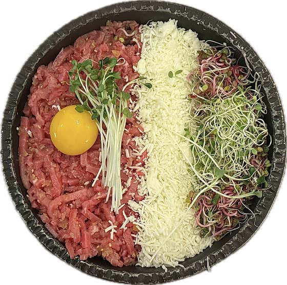 달콤짭잘 육회한판 메뉴 사진(네이버)