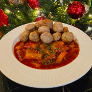 미트볼떡볶이 메뉴 사진(네이버)