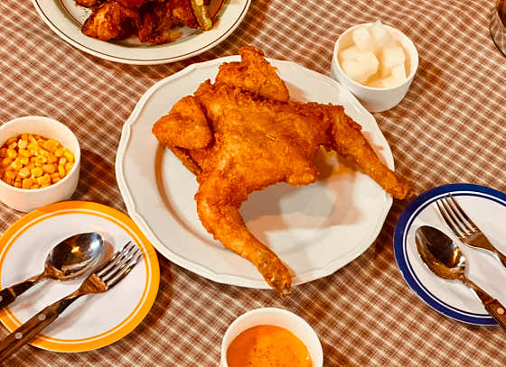 바삭촉촉 옛날통닭 메뉴 사진(네이버)