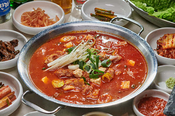 서미갈비 김치찌개 메뉴 사진(네이버)