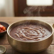 팥칼국수 메뉴 사진(네이버)
