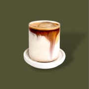 플랫화이트 (Ice) 메뉴 사진(네이버)