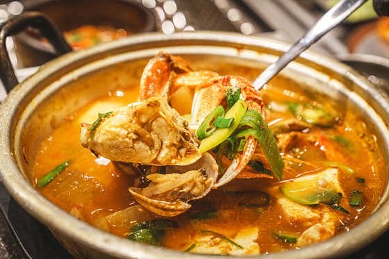 바다향 가득 해물 된장찌개 메뉴 사진(네이버)