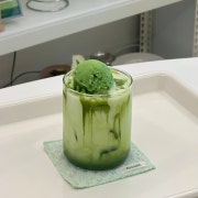 말차라떼 메뉴 사진(네이버)