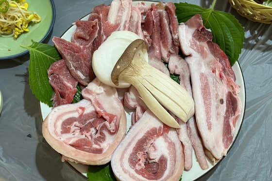 멧 (흑)돼지 1인분 (300g) 메뉴 사진(네이버)