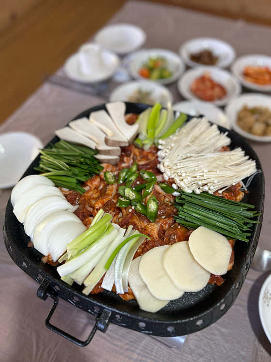오리불고기 메뉴 사진(네이버)