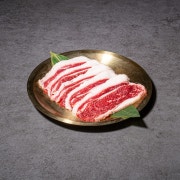 생 차돌박이 사시미(100g) 메뉴 사진(네이버)