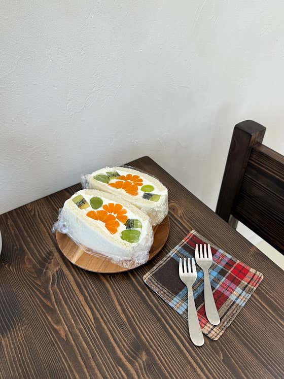 후르츠산도 메뉴 사진(네이버)