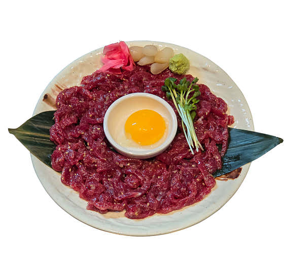 100%한우[육회] 메뉴 사진(네이버)