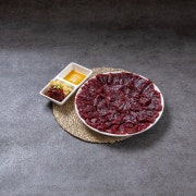 한우뭉티기(대)350g 메뉴 사진(네이버)