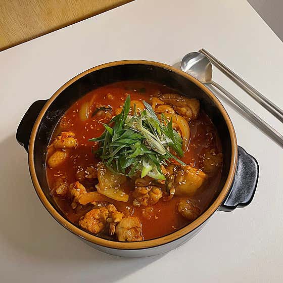 곱도리탕 메뉴 사진(네이버)