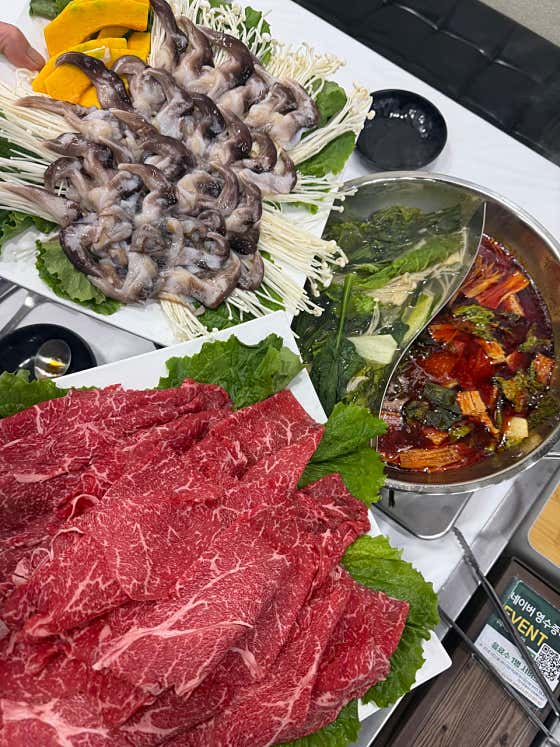 (마라)시그니처 반반 마라새조개🔥 메뉴 사진(네이버)