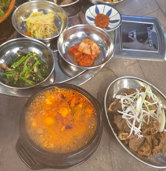 점심/불백과순두부찌개 메뉴 사진(네이버)