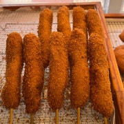 찹쌀 핫도그 1개 메뉴 사진(네이버)