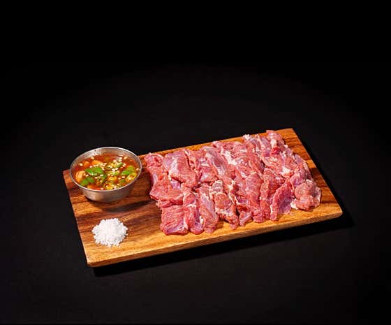 제주산 가브리살 200g 메뉴 사진(네이버)