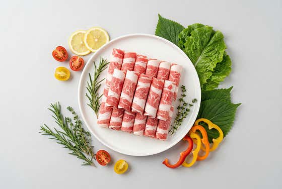 우삼겹한판 메뉴 사진(네이버)