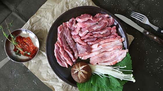 뒷고기 메뉴 사진(네이버)