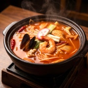매콤 해물 짬뽕 나베 메뉴 사진(네이버)