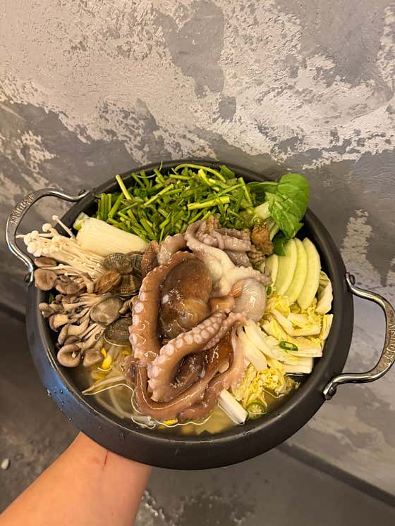 生낙지 연포탕 메뉴 사진(네이버)