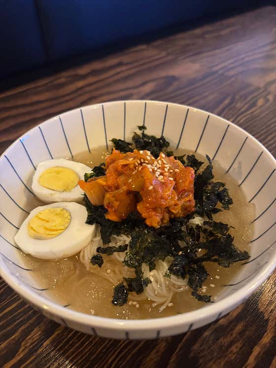 김치말이 국수 메뉴 사진(네이버)