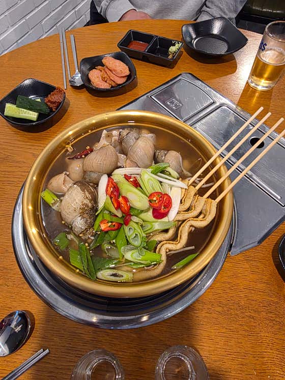 백골뱅이탕 메뉴 사진(네이버)