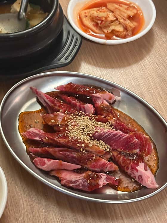 갈비살 메뉴 사진(네이버)